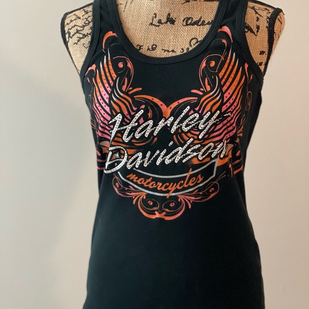 Ladies Harley Davidson tank. Size L